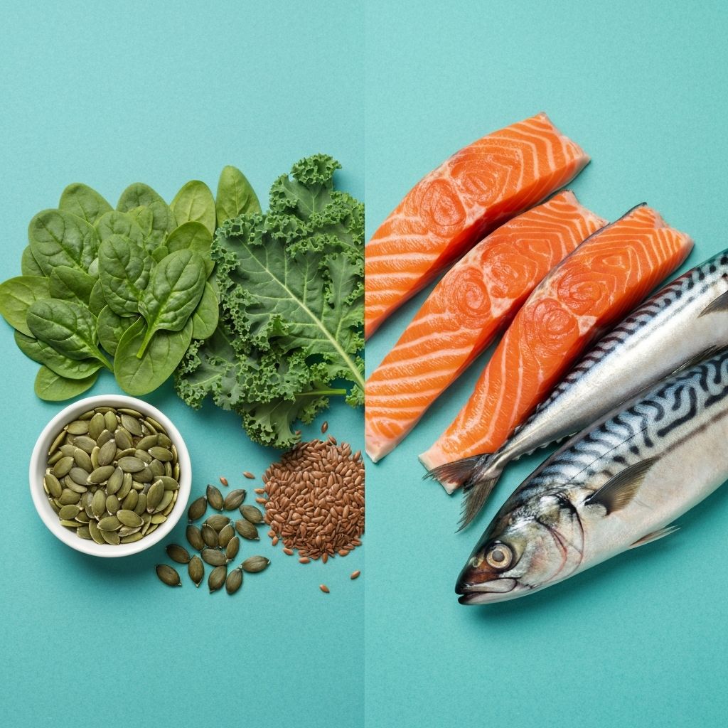 Porównanie źródeł roślinnych i zwierzęcych omega-3